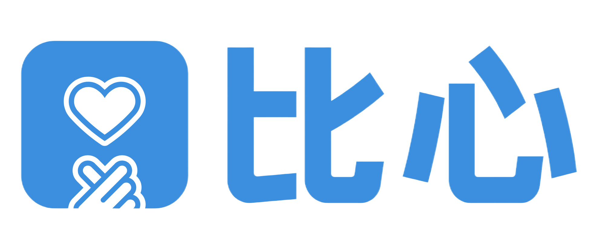 比心 logo